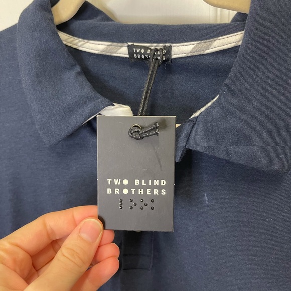 NWT Two Blind Brothers Polo - Picture 3 of 9